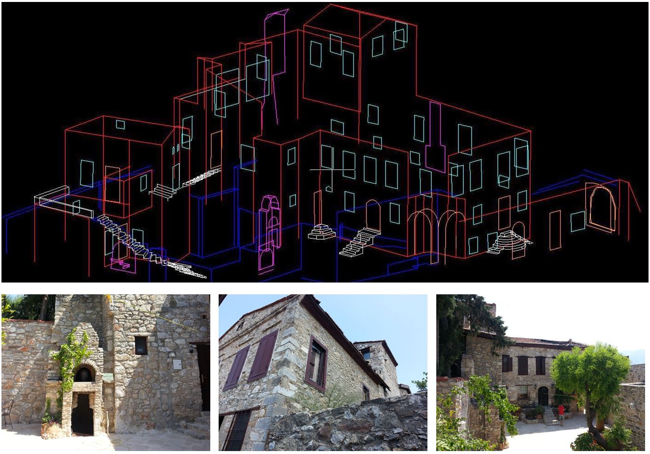3D Surveying Measurement Studies of Buildings with a Total Area of 330m2